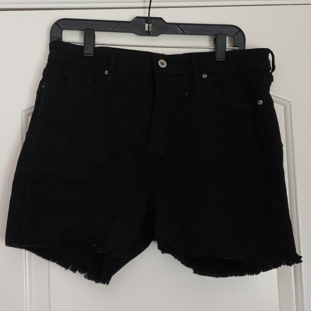 Black High Rise women's shorts